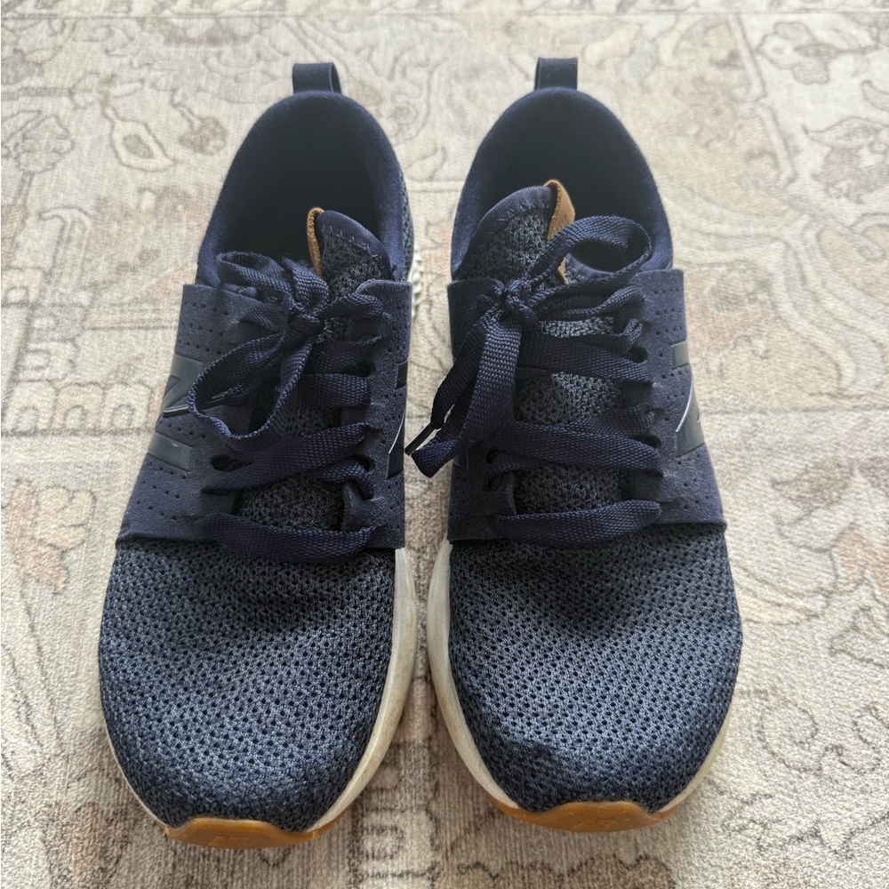 New Balance Navy and White Sneakers